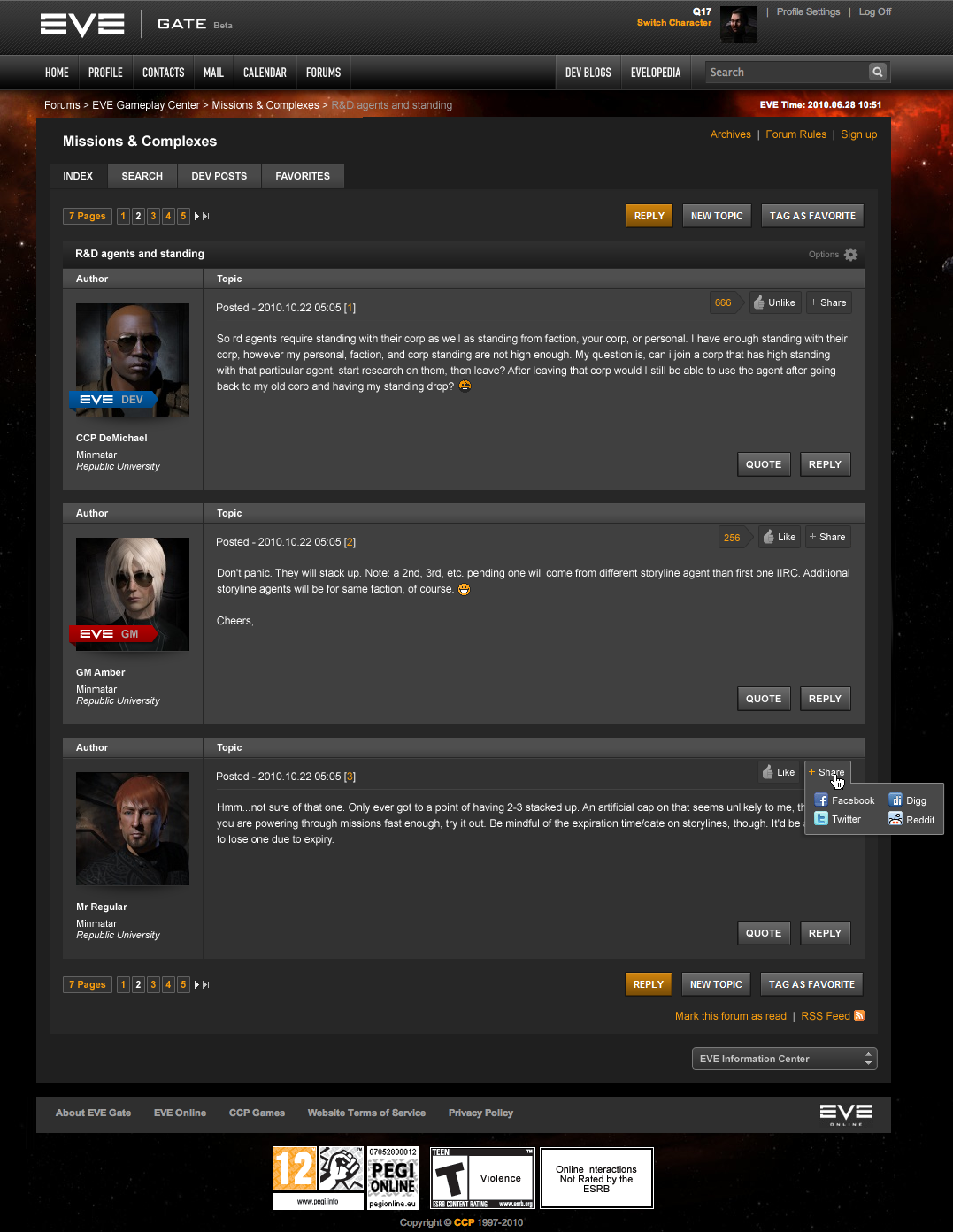Eve Online Pages - 1